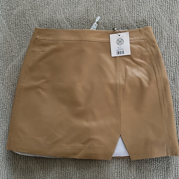 NWT Lita by Ciara Leader leather skirt - Picture 2 of 5